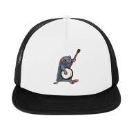 Banjo Player Mouse Musical Instrument Instrumentalist Foam Snapback Hat | Artistshot