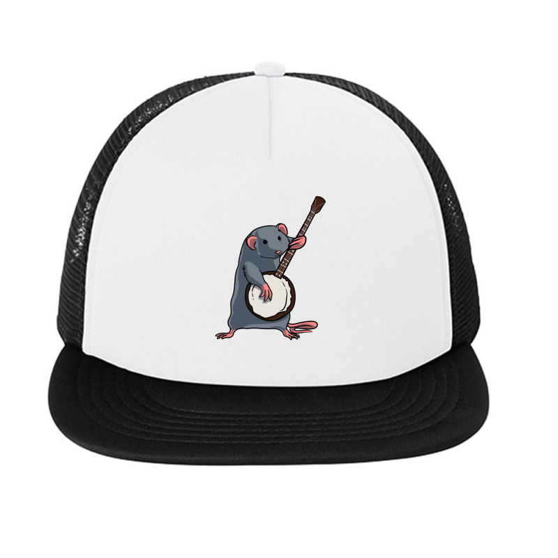 Banjo Player Mouse Musical Instrument Instrumentalist Foam Snapback hat by RogerKyleFox | Artistshot