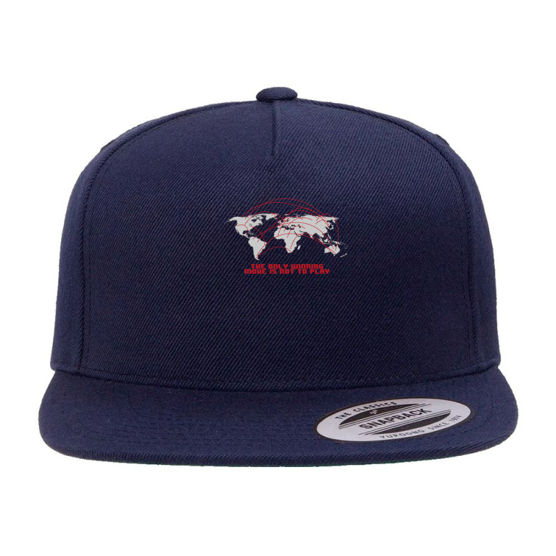 First Strike Wargame World 5 panel snapback cap by JefferyJohnson | Artistshot