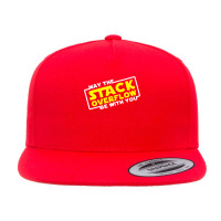 May The Stack Overflow Be With You 5 Panel Snapback Cap | Artistshot