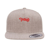 Triton Motorcycles 5 Panel Snapback Cap | Artistshot