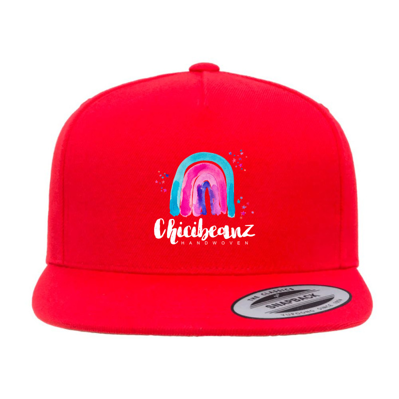 Large Rainbow With White Font 5 panel snapback cap by oatesorlandoi9eepf | Artistshot