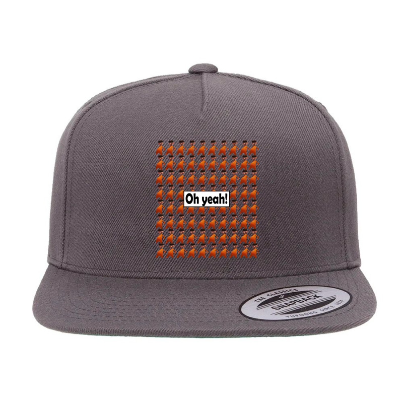 Vector Oh Yeah Despicable Me Pattern 5 panel snapback cap by THOMASDOUTRE | Artistshot