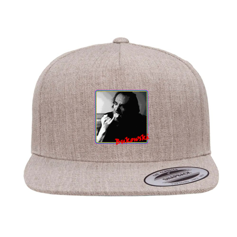 Bukowski Aesthetic 5 Panel Snapback Cap | Artistshot