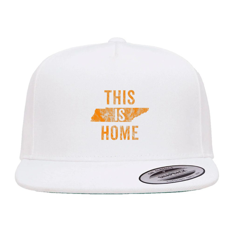 This Is Home Tennessee State Orange Proud Fan Vintage 5 panel snapback cap by cm-arts | Artistshot