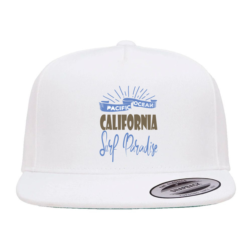 Pacific Ocean California Surf Paradise 5 panel snapback cap by cm-arts | Artistshot