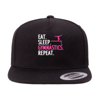 Funny Gymnastics For Women Girls Gymnast Handstand Tumbling T Shirt 5 Panel Snapback Cap | Artistshot