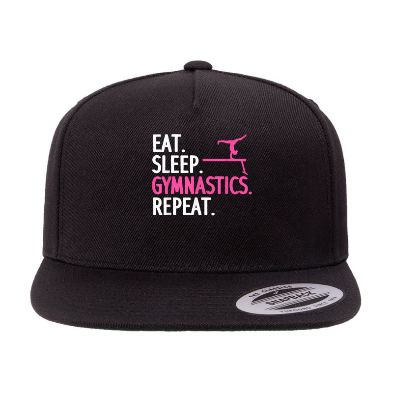 Funny Gymnastics For Women Girls Gymnast Handstand Tumbling T Shirt 5 panel snapback cap by cm-arts | Artistshot