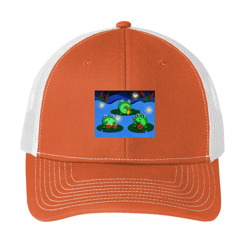 Cute Frogs Playing Musical Instruments Pa Trucker Cap by JAMESDSHARP | Artistshot