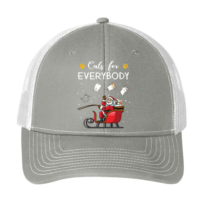 Cats For Everybody Christmas Cute Cat Cats For Everybody Christmas Cut Pa Trucker Cap by bullockshound | Artistshot