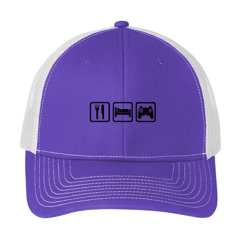 Gamer Gaming Video Game Eat Sleep Game Pa Trucker Cap by cm-arts | Artistshot