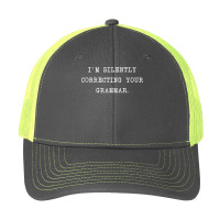 I'm Silently Correcting Your Grammar Tank Top Pa Trucker Cap | Artistshot