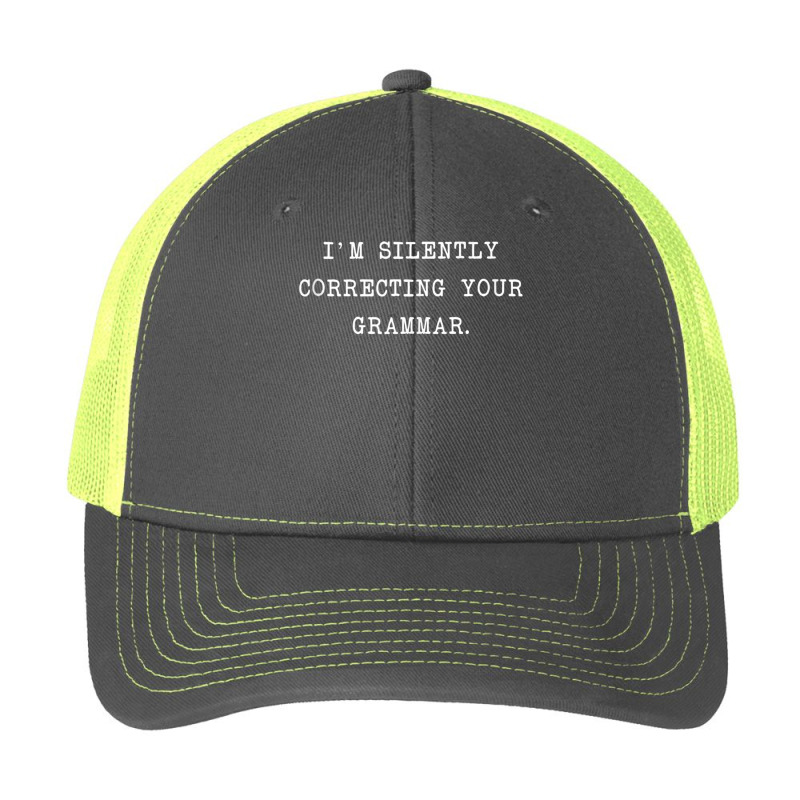 I'm Silently Correcting Your Grammar Tank Top Pa Trucker Cap by cm-arts | Artistshot