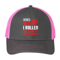 Im Not A Nerd I Rolled High On Intelligence Rpg Dungeon Vneck Pa Trucker Cap | Artistshot