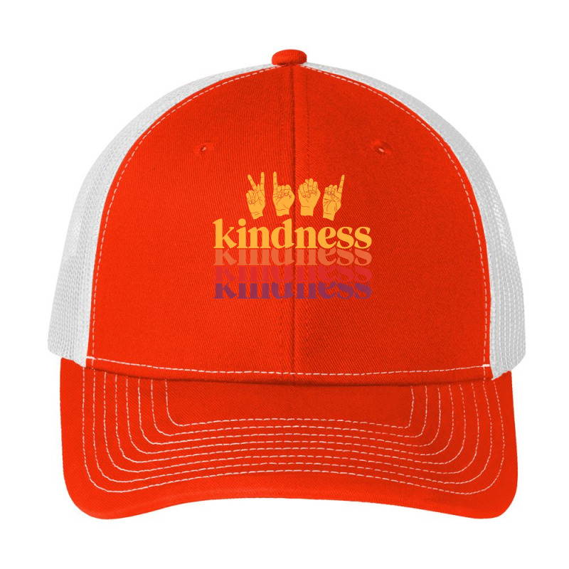 Retro Kindness Matter Deaf Awareness Shirt Sign Language Premium T Shi Pa Trucker Cap by cm-arts | Artistshot