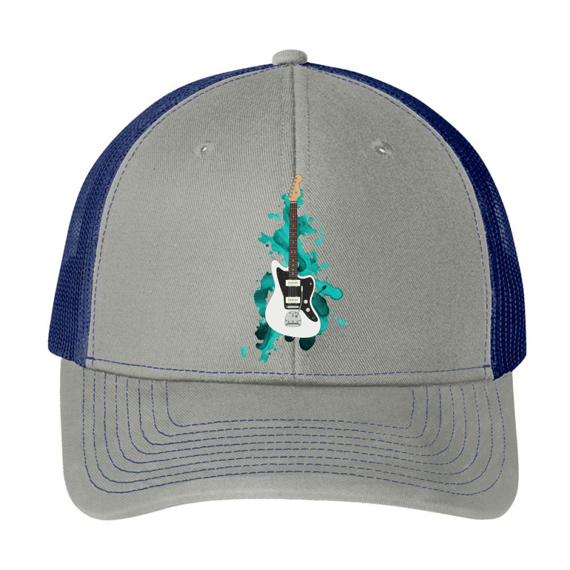 Offset Style Electric Guitar Polar White Color Pa Trucker Cap by BrettHaralson | Artistshot