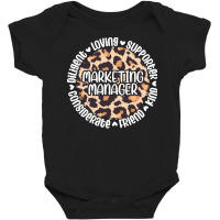 Marketing Manager T  Shirt Marketing Manager Appreciation T  Shirt Baby Bodysuit | Artistshot