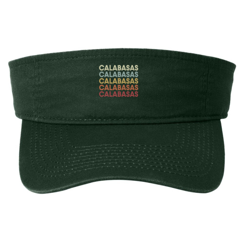 Calabasas California Calabasas Ca Retro Vintage Text Long Sleeve T Shi Fashion Visor by cm-arts | Artistshot