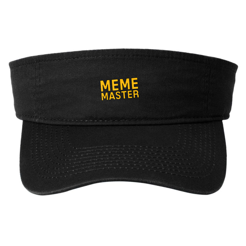 Meme Master Internet Themed Current Culture Tee Fashion Visor | Artistshot