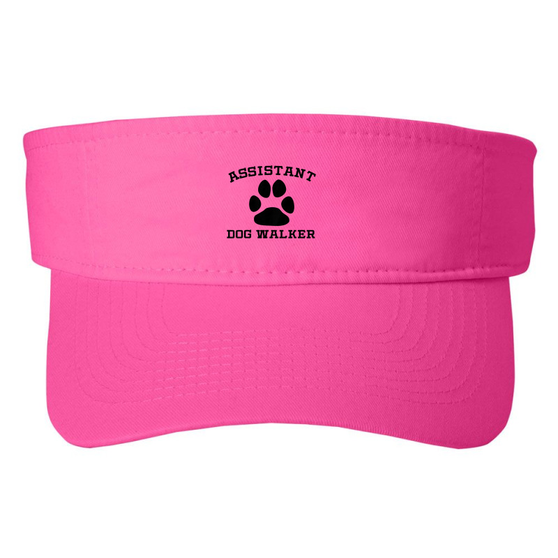 Kids Assistant Dog Walker Paw Print Kids T Shirt Fashion Visor by cm-arts | Artistshot