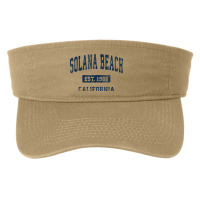 Solana Beach California Ca Vintage Athletic Sports Design Fashion Visor | Artistshot