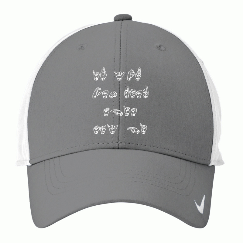 American Sign Language Funny Nike Dri-FIT Cap by cm-arts | Artistshot