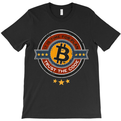 Bitcoin It's Time For Plan B T-shirt Designed By Heather Briganti