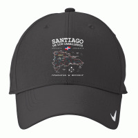 Santiago De Los Caballeros Dominican Republic Map Flag Nike Dri-fit Cap | Artistshot