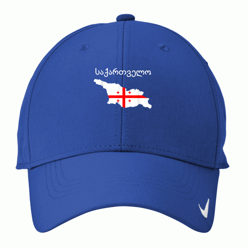 Republic Of Georgia Flag Georgian Roots Gift Nike Dri-FIT Cap by SelwynOman | Artistshot