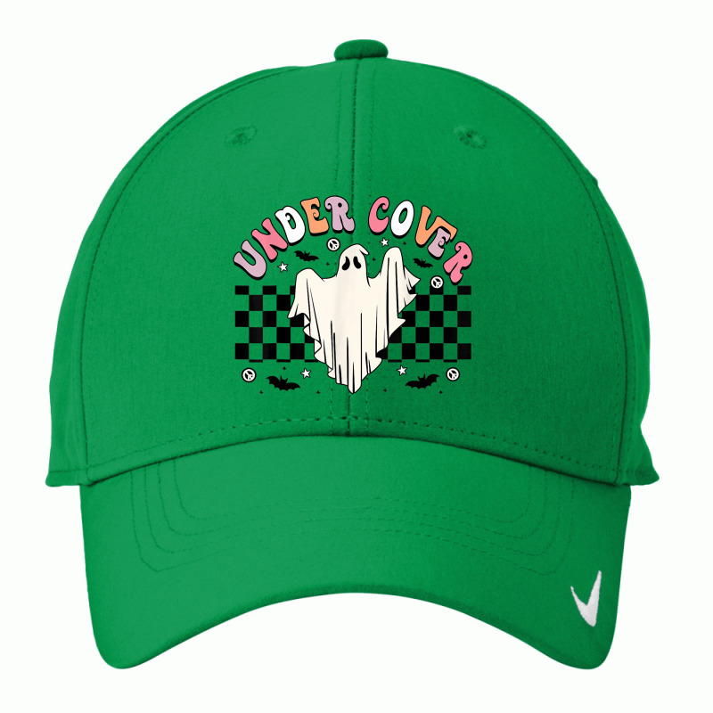 Under Cover Retro Hippie Funny Halloween Costume Cute Ghost Nike Dri-FIT Cap by Sombre | Artistshot