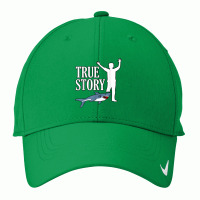 True Shark Story Fun Leg Amputee Prosthetic Surgery Graphic T Shirt Nike Dri-fit Cap | Artistshot