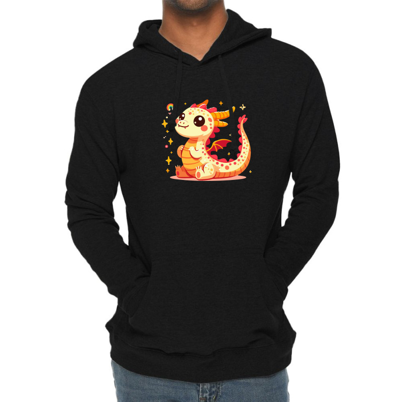 Funny Dragon Lightweight Hoodie | Artistshot