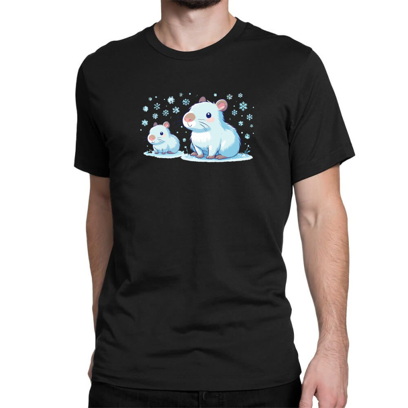 Duo Capybara Classic T-shirt | Artistshot