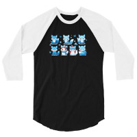 Fox Cute 3/4 Sleeve Shirt | Artistshot