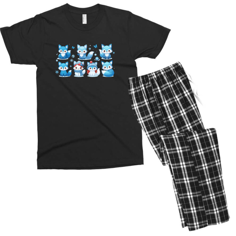 Fox Cute Men's T-shirt Pajama Set | Artistshot