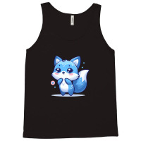 Cute Blue Fox Tank Top | Artistshot