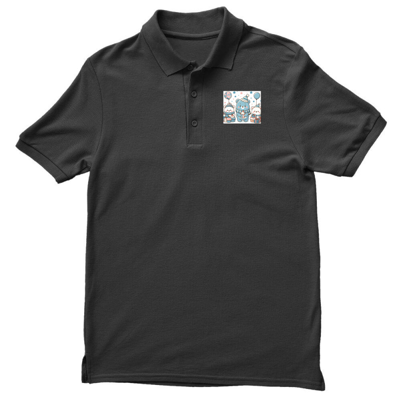 Happy Bear Men's Polo Shirt | Artistshot