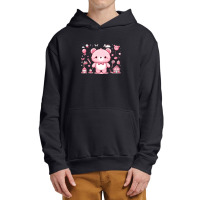 Pink Bear Urban Pullover Hoodie | Artistshot