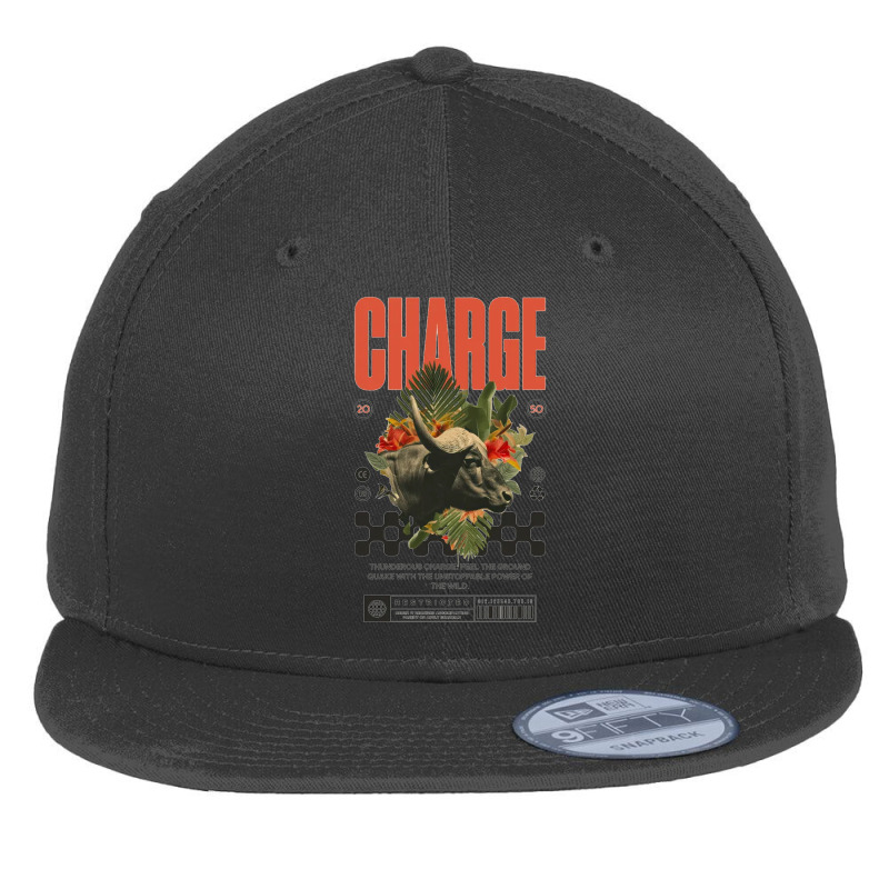 Thunderous Charge Flat Bill Snapback Cap by New Nice Shirt | Artistshot