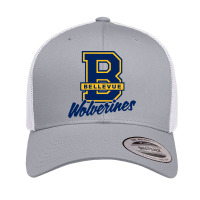 Bellevue High School Vectorized Vectorized Retro Trucker Cap | Artistshot