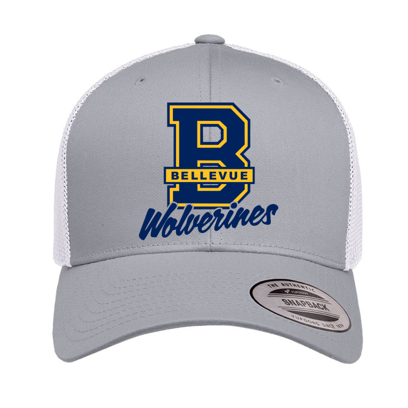 Bellevue High School Vectorized Vectorized Retro Trucker Cap by Bafort | Artistshot