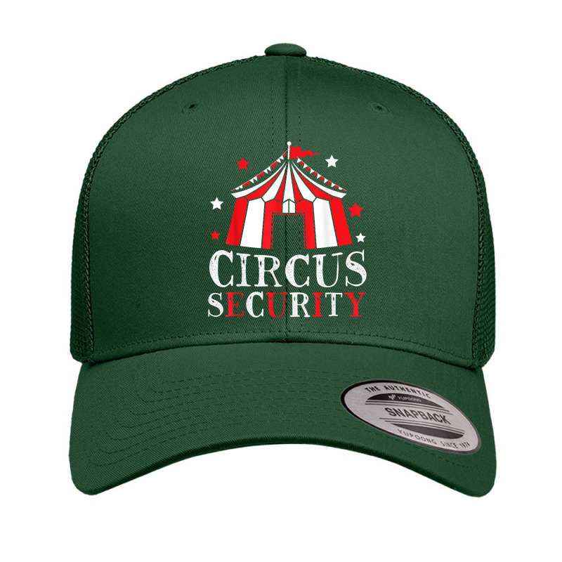 Circus Security Circus Event Staff Carnival Ringmaster T Shirt Retro Trucker Cap by cm-arts | Artistshot