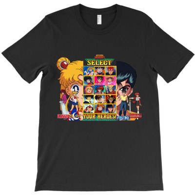 Select 90s Heroes T-shirt Designed By Heather Briganti