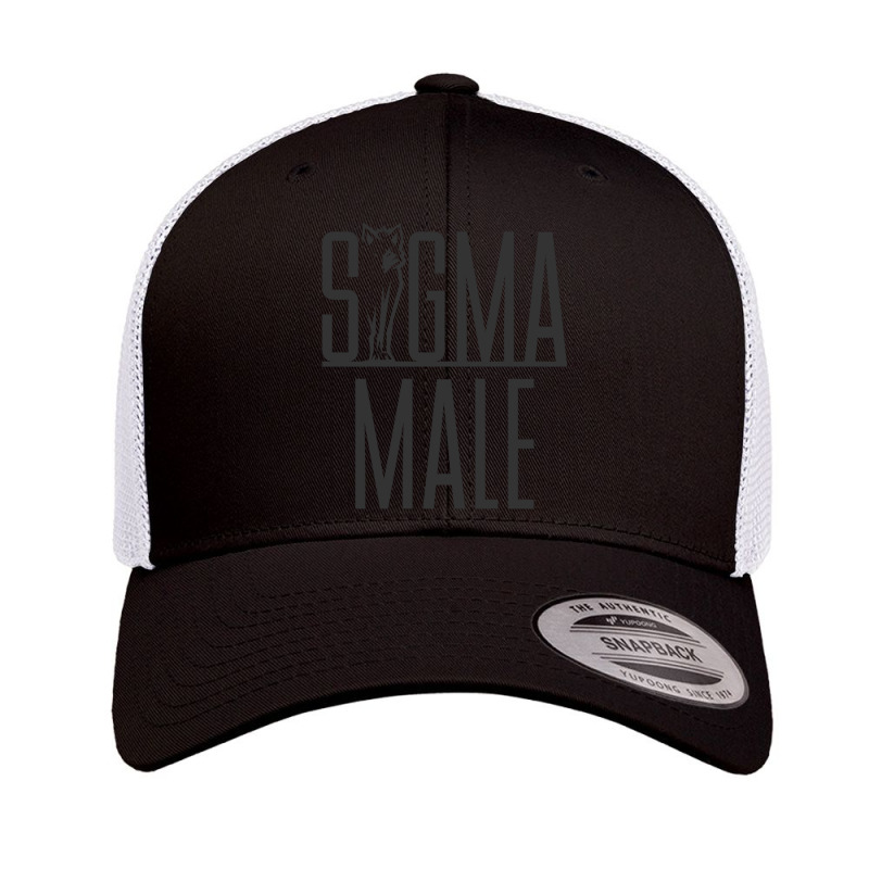 Sigma Male Retro Trucker Cap by RANDYMARTIN | Artistshot