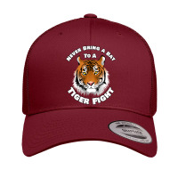 Beautiful Tiger Never Bring A Bat To A Tiger Fight Zombie Lovers Shirt Retro Trucker Cap | Artistshot