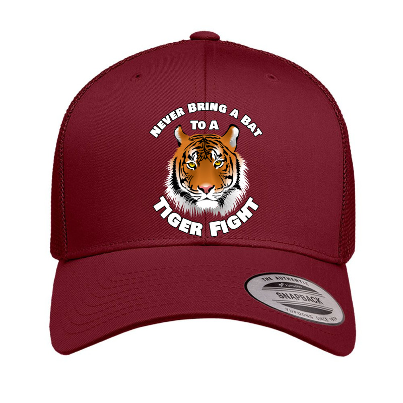 Beautiful Tiger Never Bring A Bat To A Tiger Fight Zombie Lovers Shirt Retro Trucker Cap by RANDYMARTIN | Artistshot