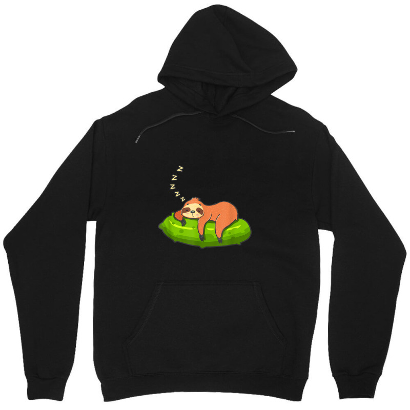 Lazy Sloth & Pickle Lover Cute Graphic Unisex Hoodie by ThienThuong | Artistshot