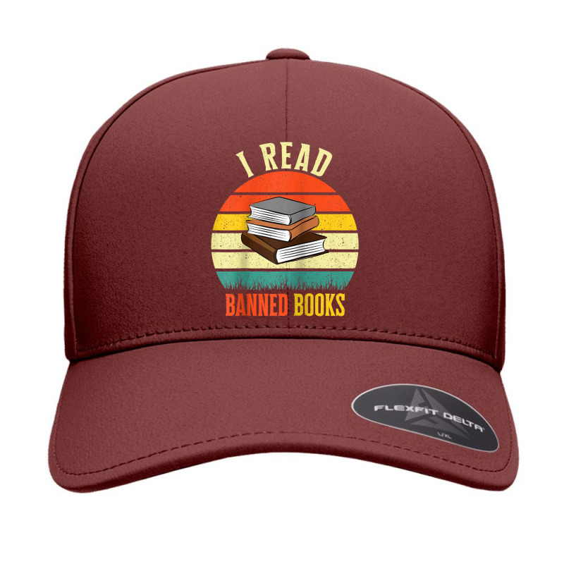 I Read Banned Books Tshirt Bookmark Funny Readers Reading Raglan Baseb Seamless Cap by cm-arts | Artistshot