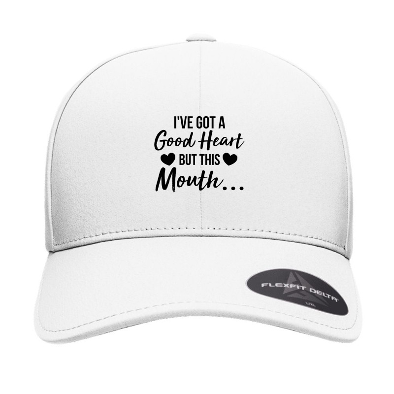 I've Got A Good Heart But This Mouth Seamless Cap by thebestisback | Artistshot