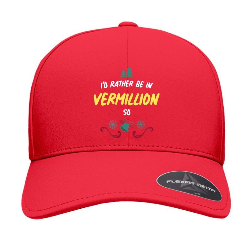 Christmas  Rather Be In Vermillion South Dakota T Shirt Seamless Cap by cm-arts | Artistshot